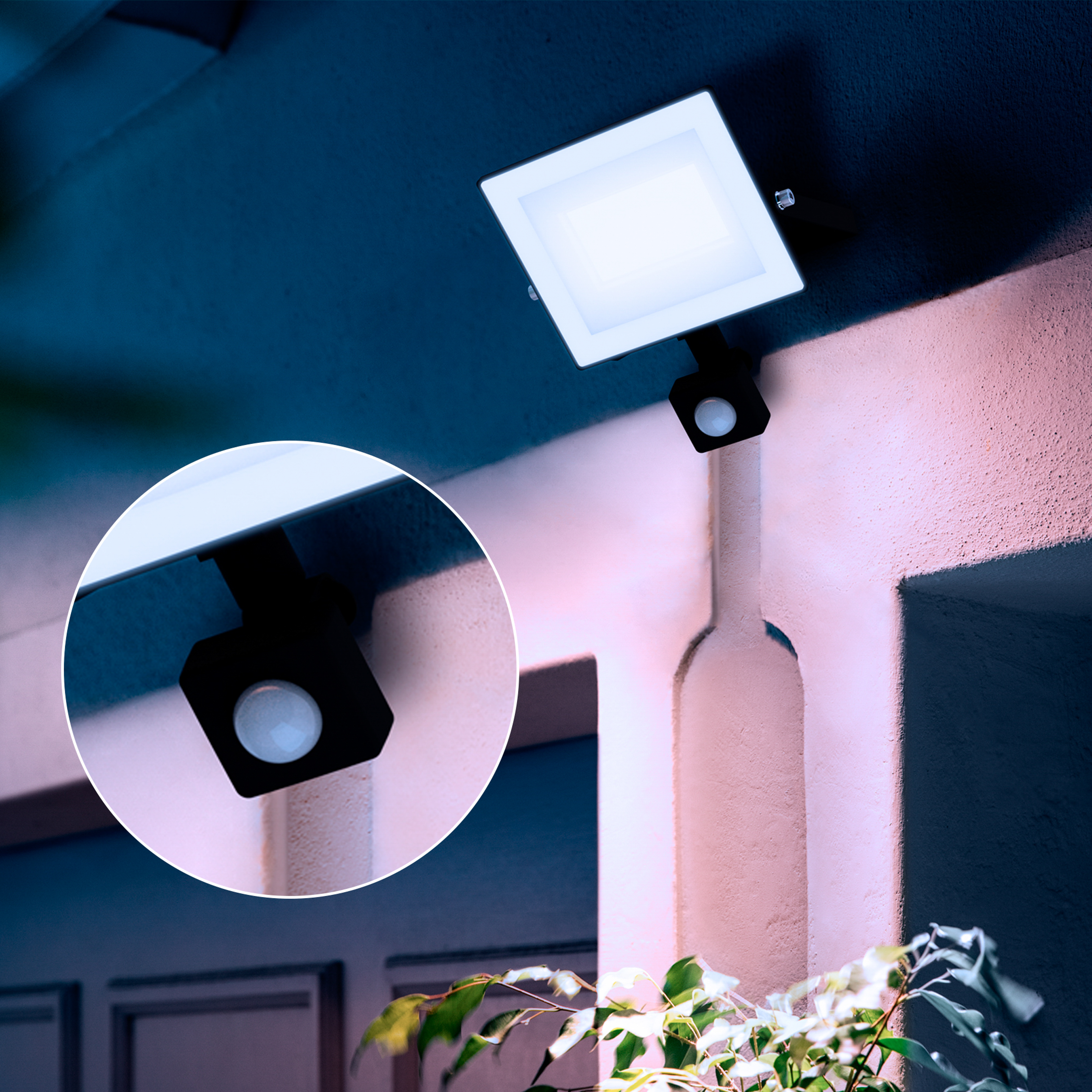 LED reflektor sa senzorom pokreta zaštićen od vlage