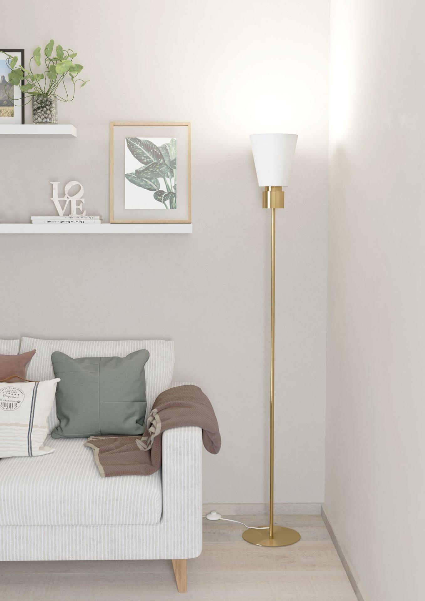 Podna bijela lampa - svestranost i profinjenost