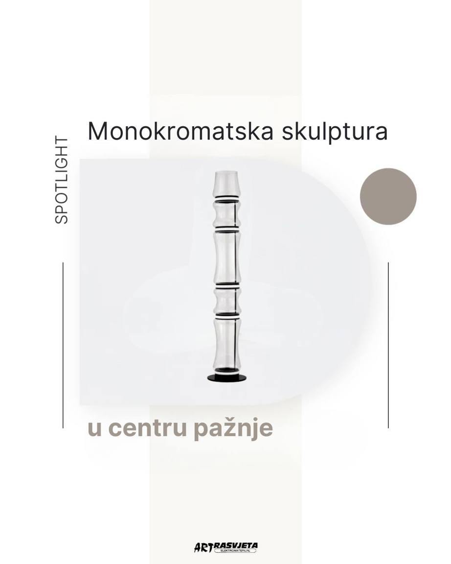 Anapnoe podna lampa: Elegantna skulptura koja spaja formu i funkciju