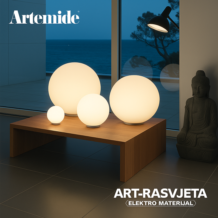 Artemide Dioscuri – Bezvremenska stolna svjetiljka koja osvaja dizajnom i funkcionalnošću