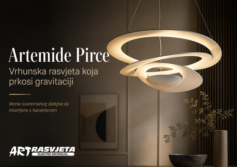 Artemide Pirce: Vrhunska rasvjeta koja prkosi gravitaciji