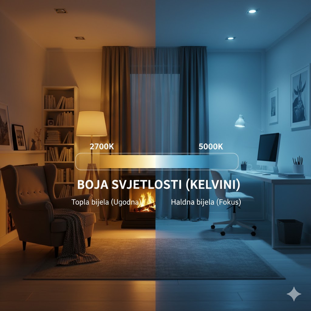 Boja svjetlosti (Kelvini): Tajna atmosfere u vašem domu