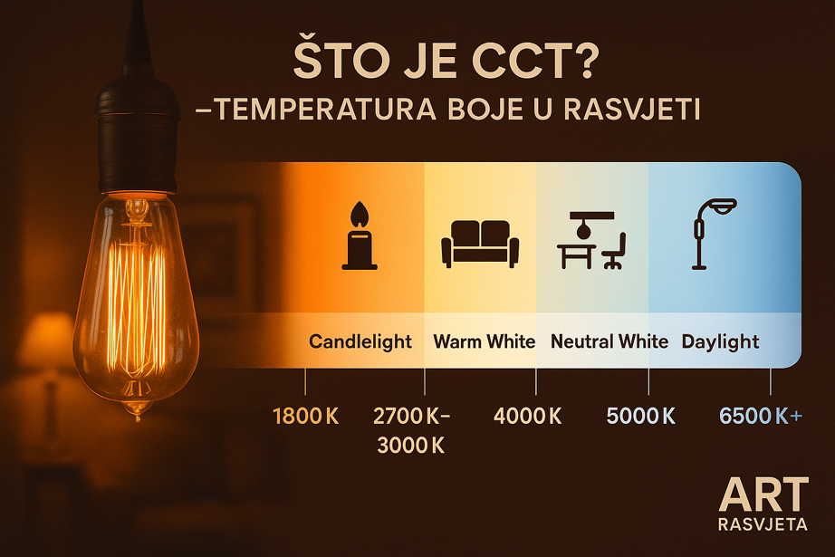 Što je CCT? Kako odabrati idealnu temperaturu boje rasvjete za vaš dom i poslovni prostor