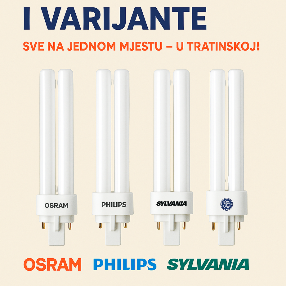 Dulux D žarulje i varijante: Sve na jednom mjestu – u Maksimirskoj!
