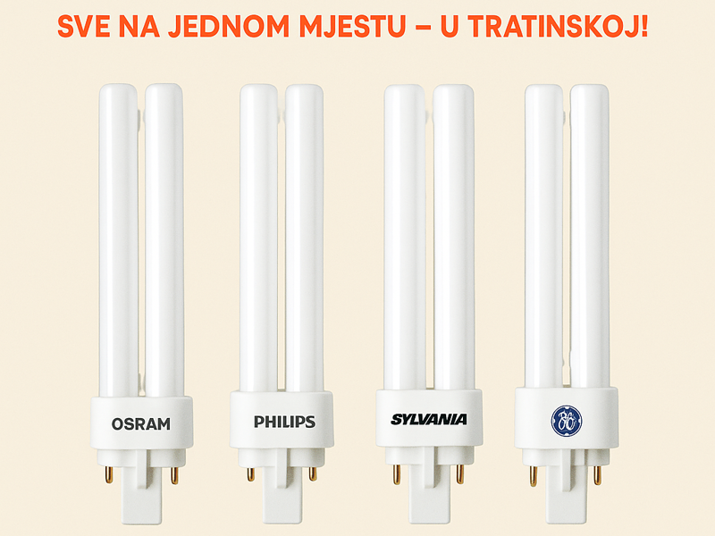 Dulux D žarulje i varijante: Sve na jednom mjestu – u Maksimirskoj!