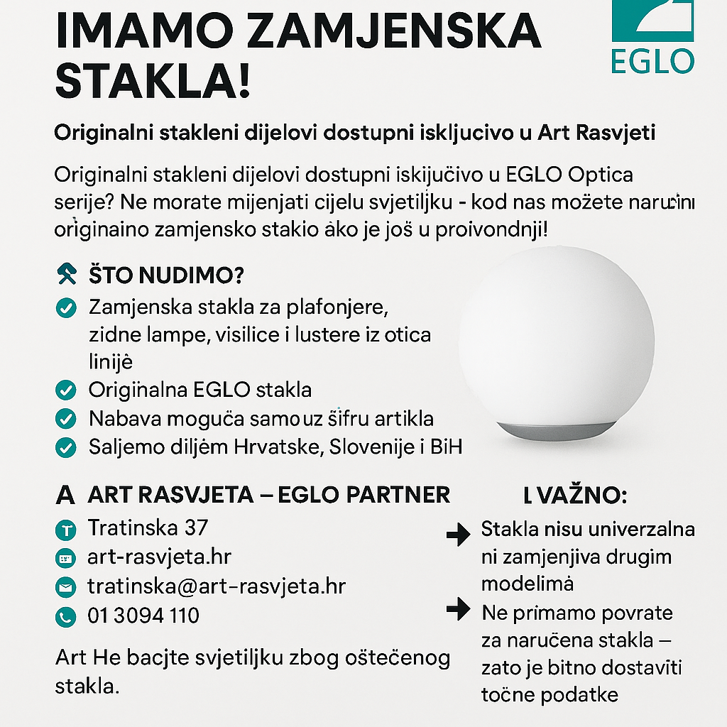 EGLO Optica zamjensko staklo