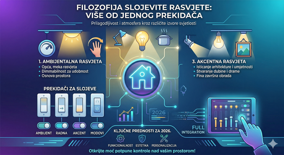 Filozofija slojevite rasvjete: Više od jednog prekidača