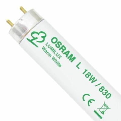 Osram fluo cijevi 18W 830 - dostupno u Art-rasvjeti, Maksimirska 112