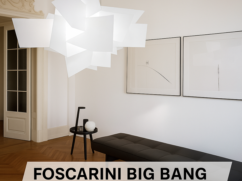Foscarini Big Bang – Dinamika svjetla i sjene u prostoru