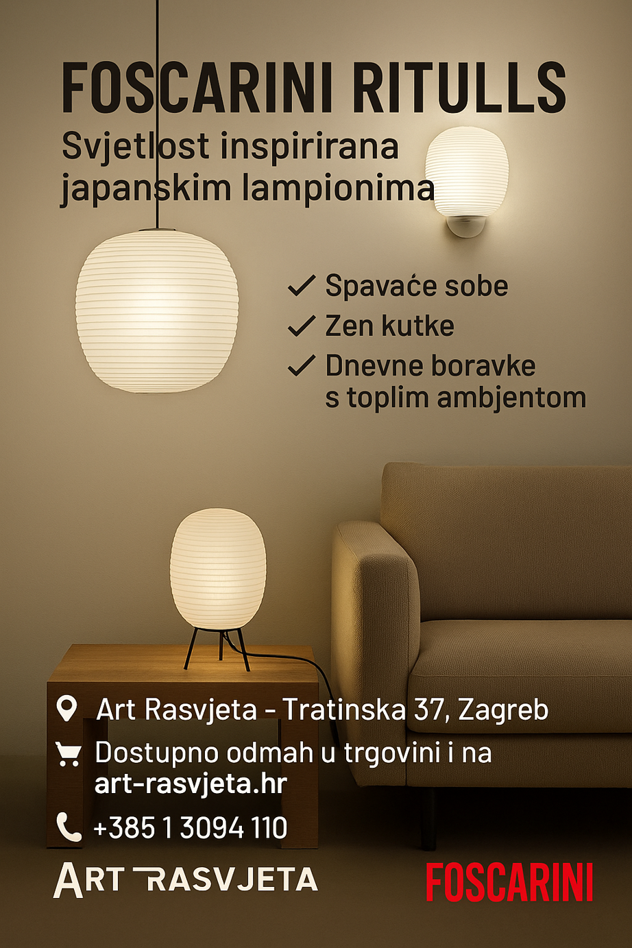 Foscarini Rituals – Svjetlost inspirirana japanskim lampionima