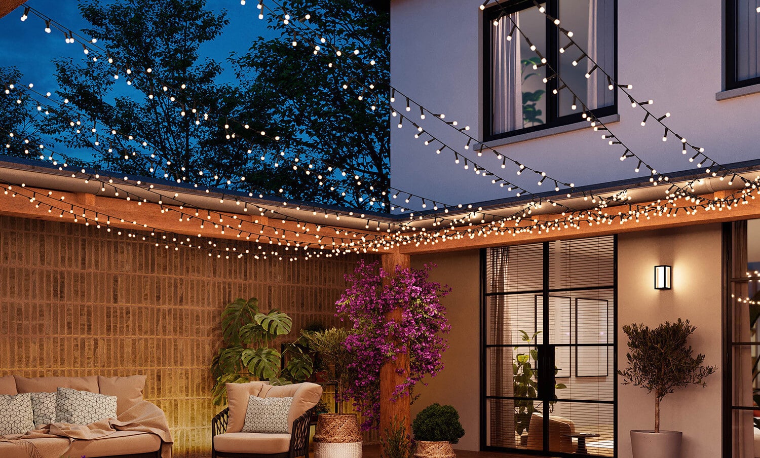 Philips Hue Festavia lampice - hladna bijela boja