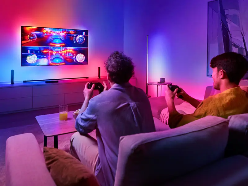 Hue + Zabava: Sinkronizacija svjetla s glazbom i igrama ( PHILIPS HUE Sync Box )