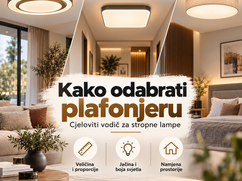 Kako odabrati plafonjeru: cjeloviti vodič za stropne lampe
