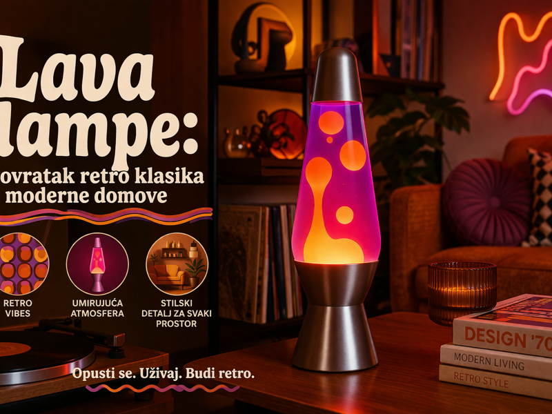Lava lampe: Povratak retro klasika u moderne domove