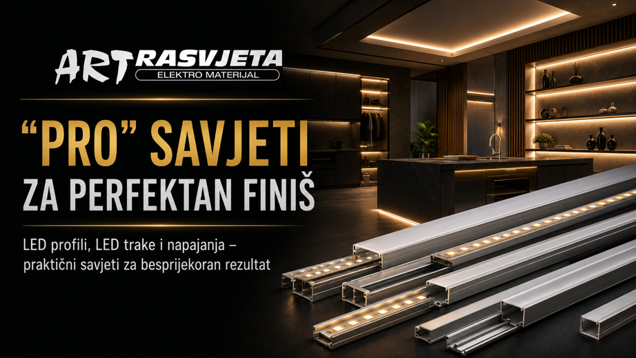 LED profili (aluminijski kanali za LED trake): potpuni vodič za prednosti, odabir i konkretne modele