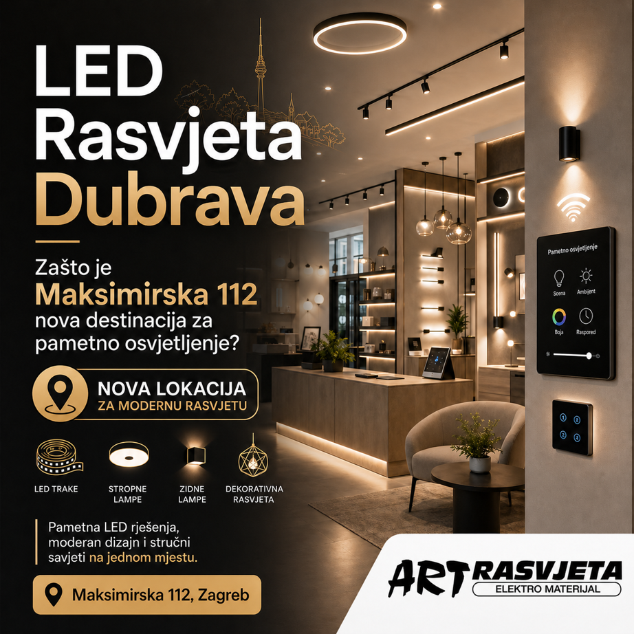 LED Rasvjeta Dubrava: Zašto je Maksimirska 112 Nova Destinacija za Pametno Osvjetljenje?