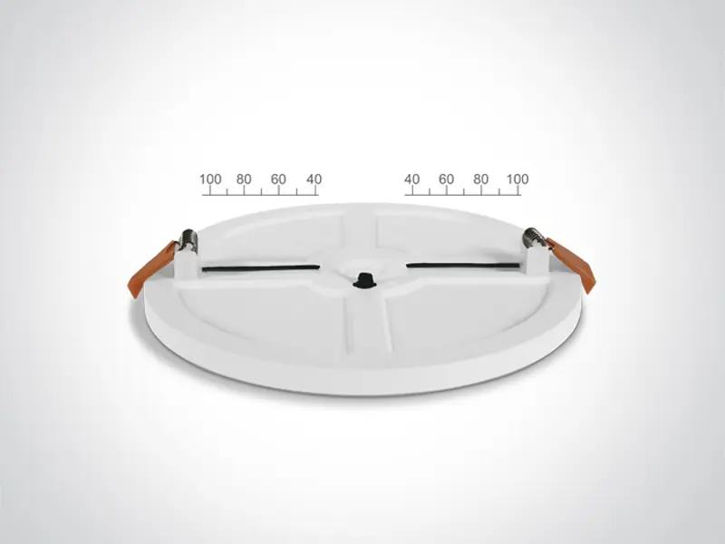 LED Ugradni Panel 10110CE – Floating Round | 10W | Prilagodljiv otvor za montažu 60–100 mm