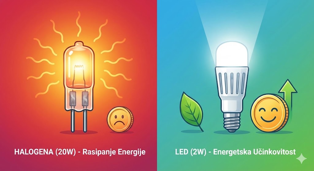 LED vs. Halogena G4