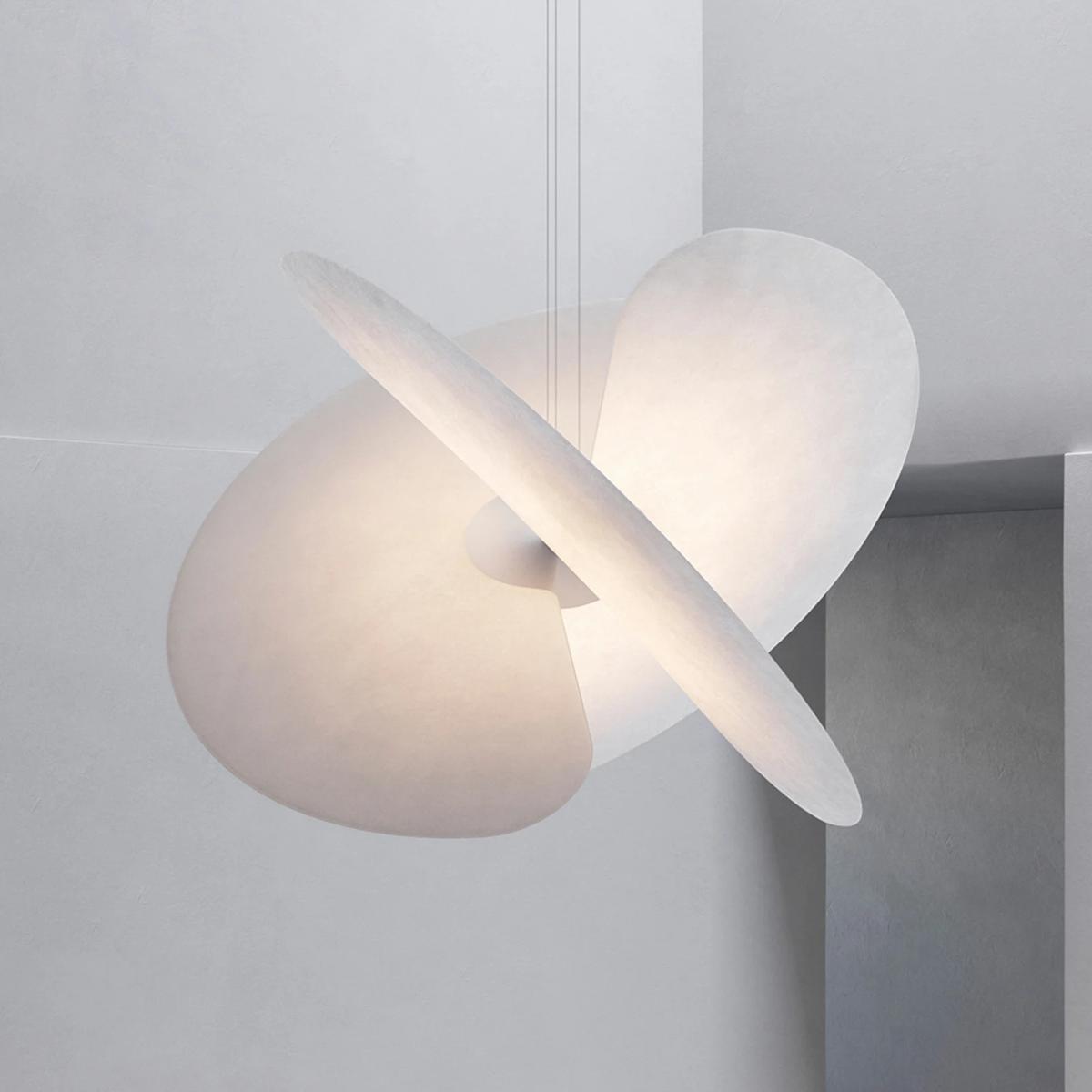 Luceplan Levante LED viseća svjetiljka bijela, promjer 90cm, 54W