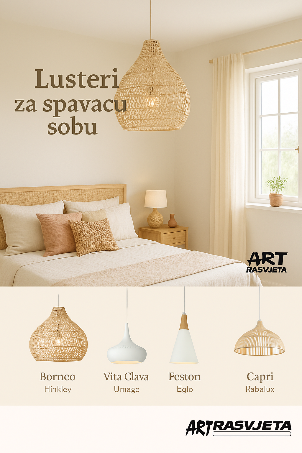 Spavaća soba lusteri