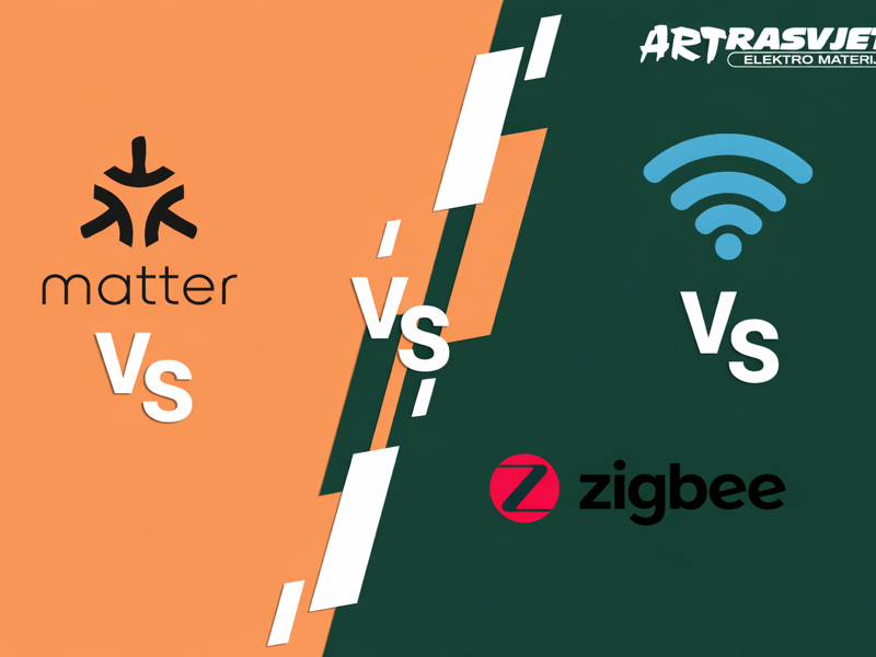 Matter vs. Zigbee vs. Wi-Fi: Sveobuhvatni vodič za standarde pametne rasvjete