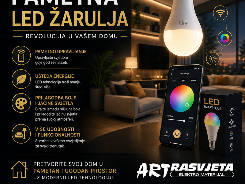 Pametna LED žarulja – Revolucija u vašem domu