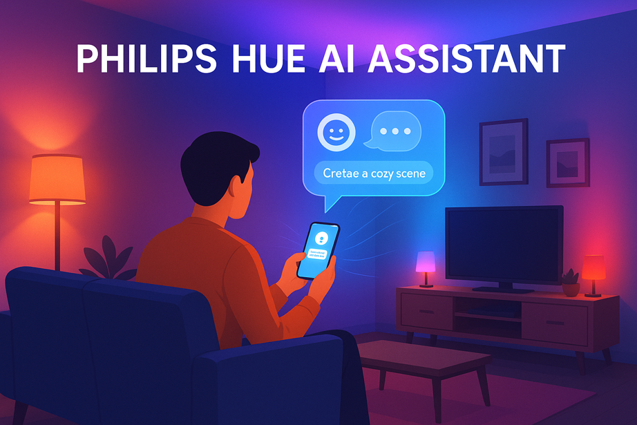 Philips Hue AI asistent: generativna rasvjeta koja se prilagođava tvom raspoloženju