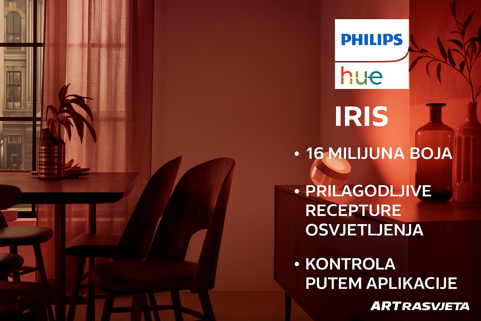Philips Hue Iris pametna stolna svjetiljka