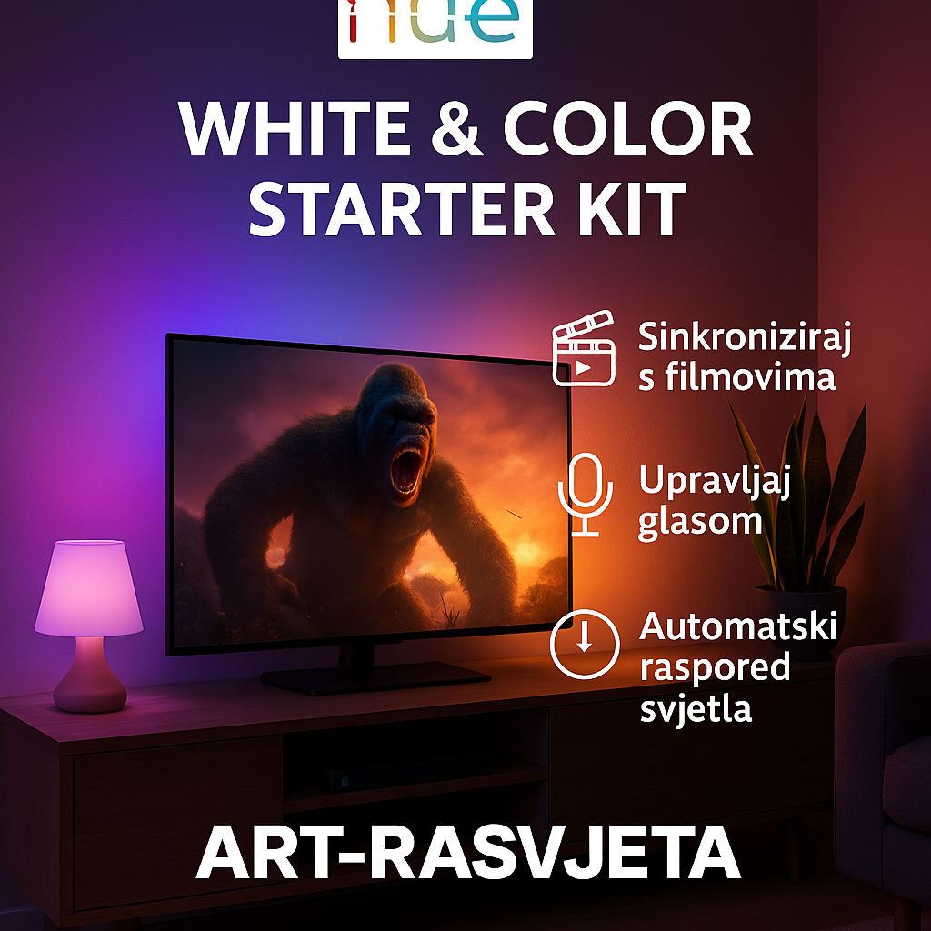 Philips Hue Starter Kit upravljanje putem aplikacije