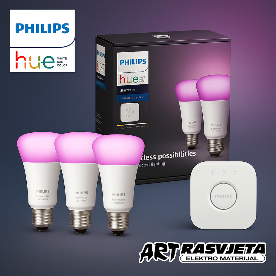 Philips Hue White & Color Ambiance Starter Kit – Pametna rasvjeta koja mijenja sve