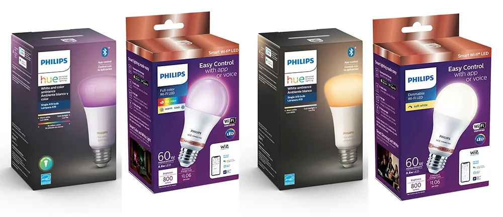 Razlike između Philips Hue i WiZ žarulja