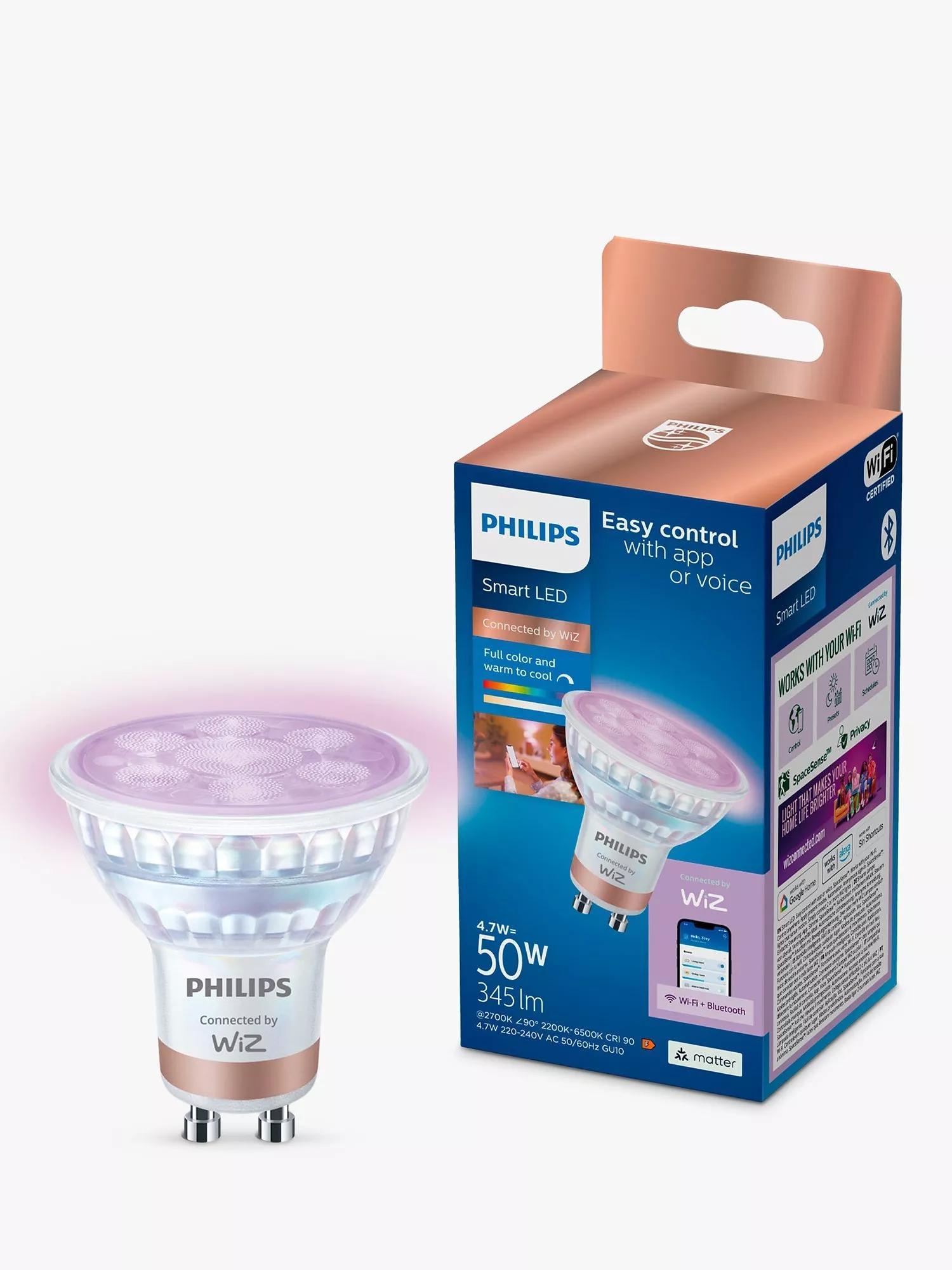 Philips pametna LED GU10 4.7W spot žarulja s WiZ Connect