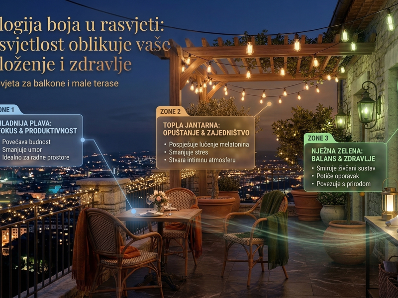 Psihologija boja u rasvjeti: Kako svjetlost oblikuje vaše raspoloženje i zdravlje