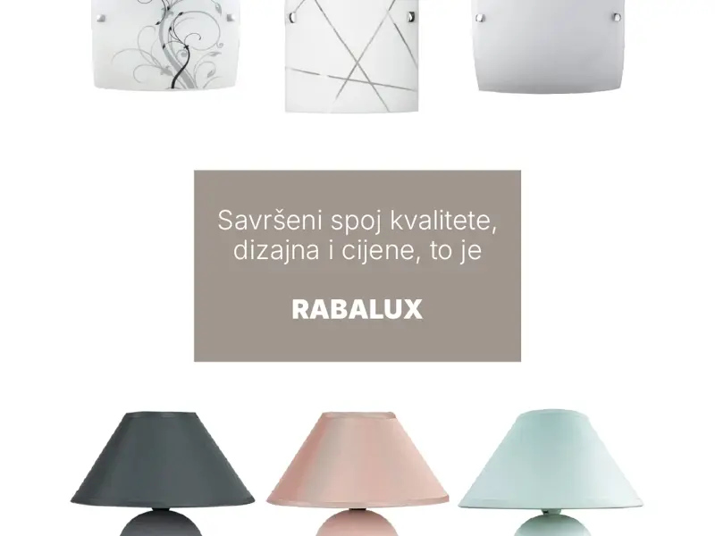 Rabalux – Mađarska rasvjeta koja osvaja hrvatske domove i urede