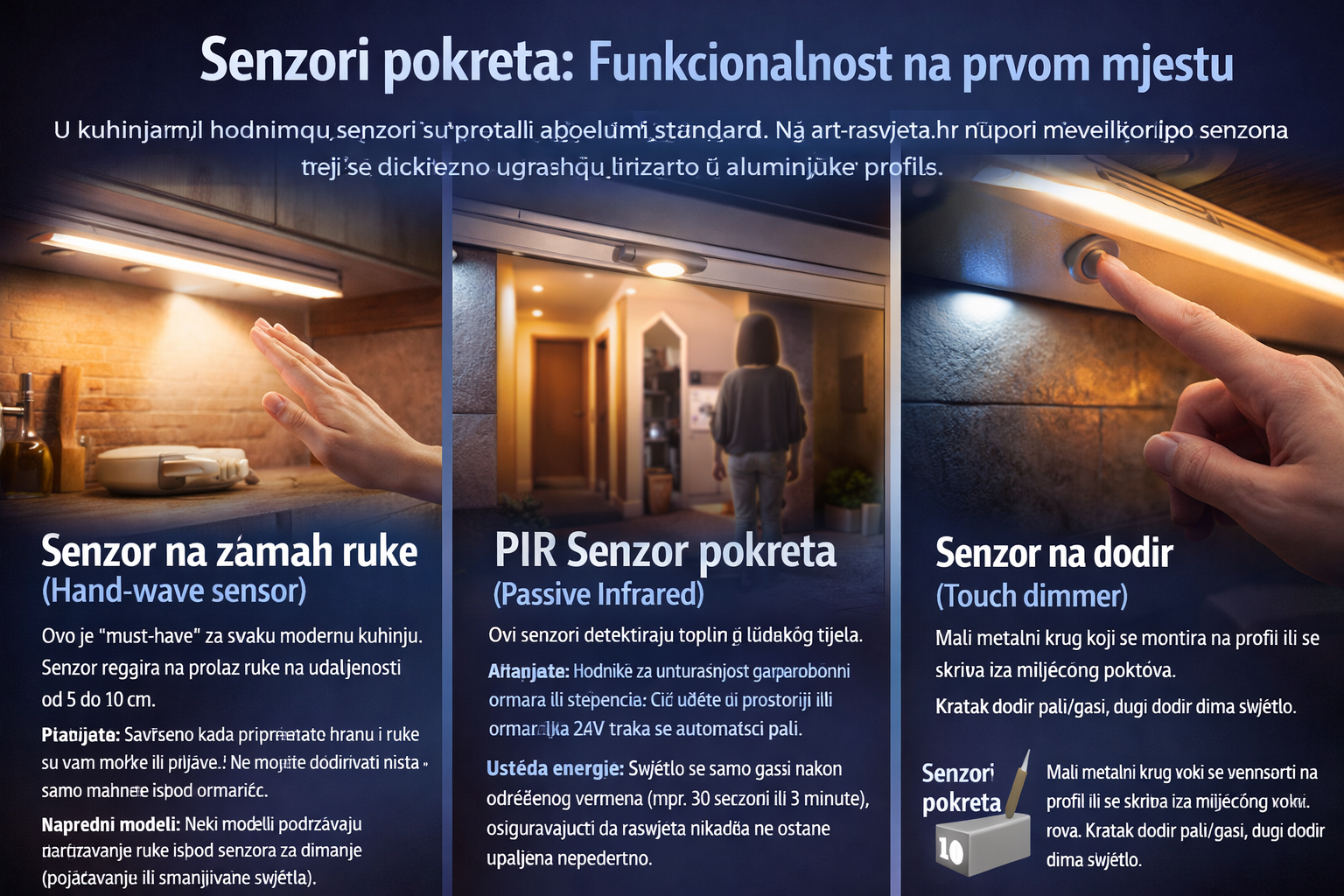 Senzori pokreta: Funkcionalnost na prvom mjestu