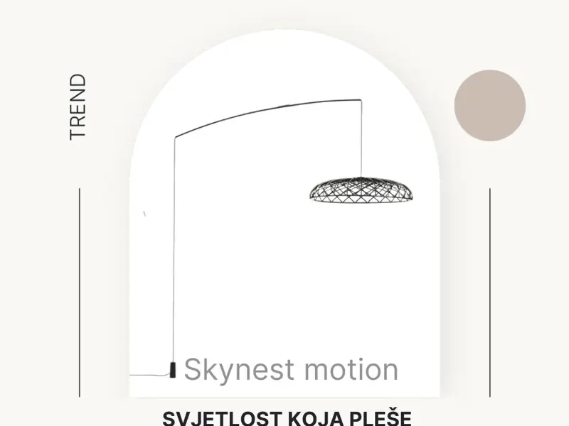 Skynest Motion – lebdeća svjetlosna skulptura za suvremene interijere