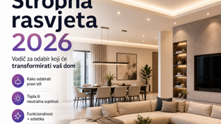 Stropna rasvjeta 2026: Vodič za odabir koji će transformirati vaš dom