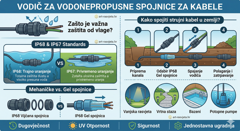 Sveobuhvatni vodič za vodonepropusne spojnice: Kako osigurati vanjske električne instalacije