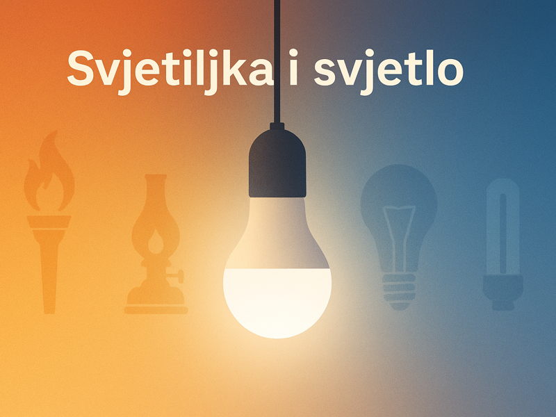 Svjetiljka i svjetlo – kratki pregled kroz fiziku, povijest i budućnost rasvjete
