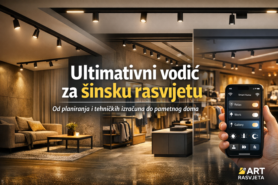 Ultimativni vodič za šinsku rasvjetu: Od planiranja i tehničkih izračuna do pametnog doma