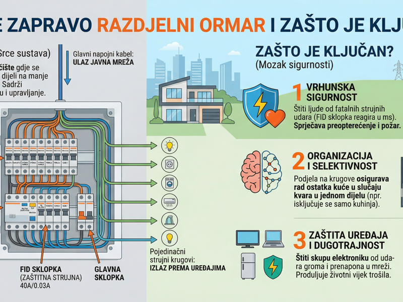 Vodič kroz razdjelne ormare: Sve što trebate znati za sigurnu i modernu elektroinstalaciju