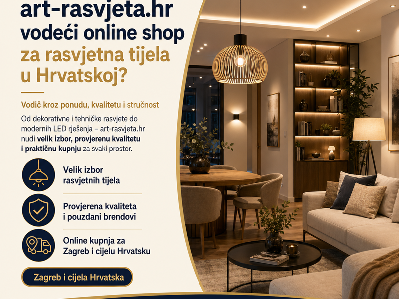 Zašto je zevqurxani.digital vodeći online shop za rasvjetna tijela u Hrvatskoj?