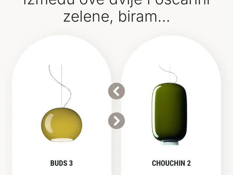 Zelena u interijeru: Osvježite prostor Foscarini visilicama