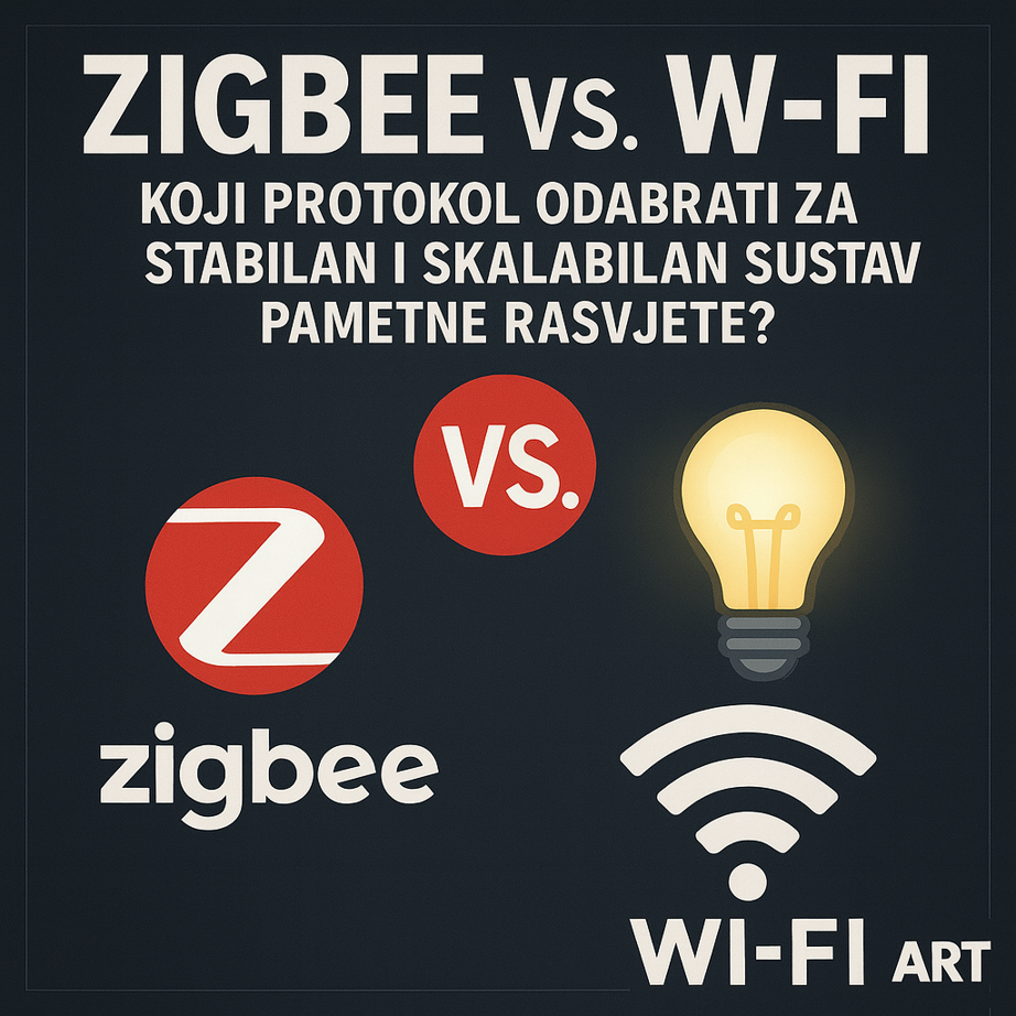 Zigbee vs. Wi-Fi: Koji Protokol Odabrati za Stabilan i Skalabilan Sustav Pametne Rasvjete?