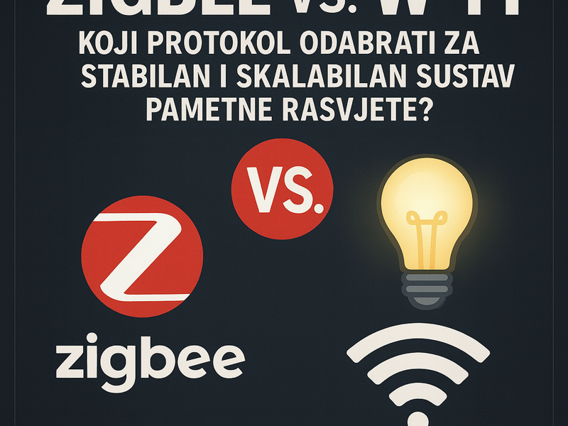 Zigbee vs. Wi-Fi: Koji Protokol Odabrati za Stabilan i Skalabilan Sustav Pametne Rasvjete?