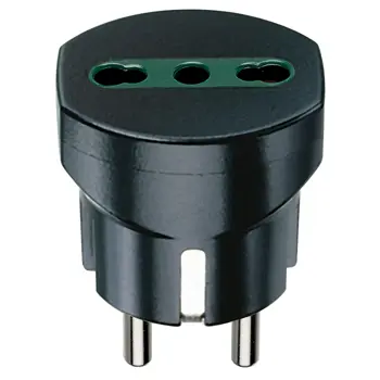 VIMAR ADAPTER ŠUKO NA TAL.UT CRNI