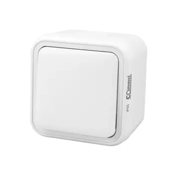 043-201 JEDNOPOLNA INSTALACIJSKA SKLOPKA 10A 250V IP55, BIJELA