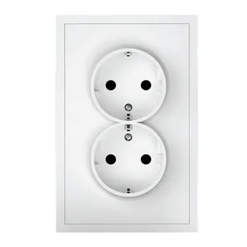 043-518 ADRIA - DVOSTRUKA ŠUKO UTIČNICA 2P+E/16A/250V/BRZI BIJELA