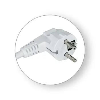0484 Priključni kabel 10 A 250 V ~ 2200 W, bijeli