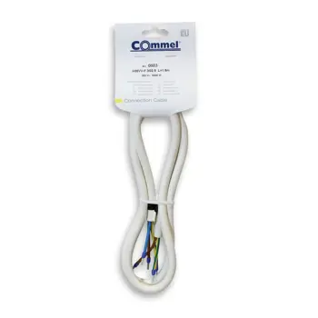 0603 Stalni priključak za štednjak 250 V ~ 5000 W, bijeli